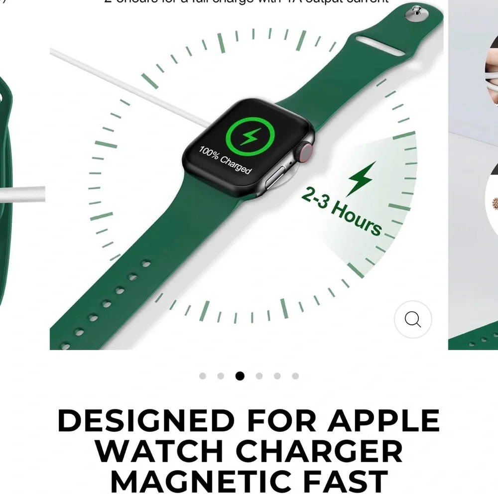 Apple Magnetic Fast Charger for Watch - Silver